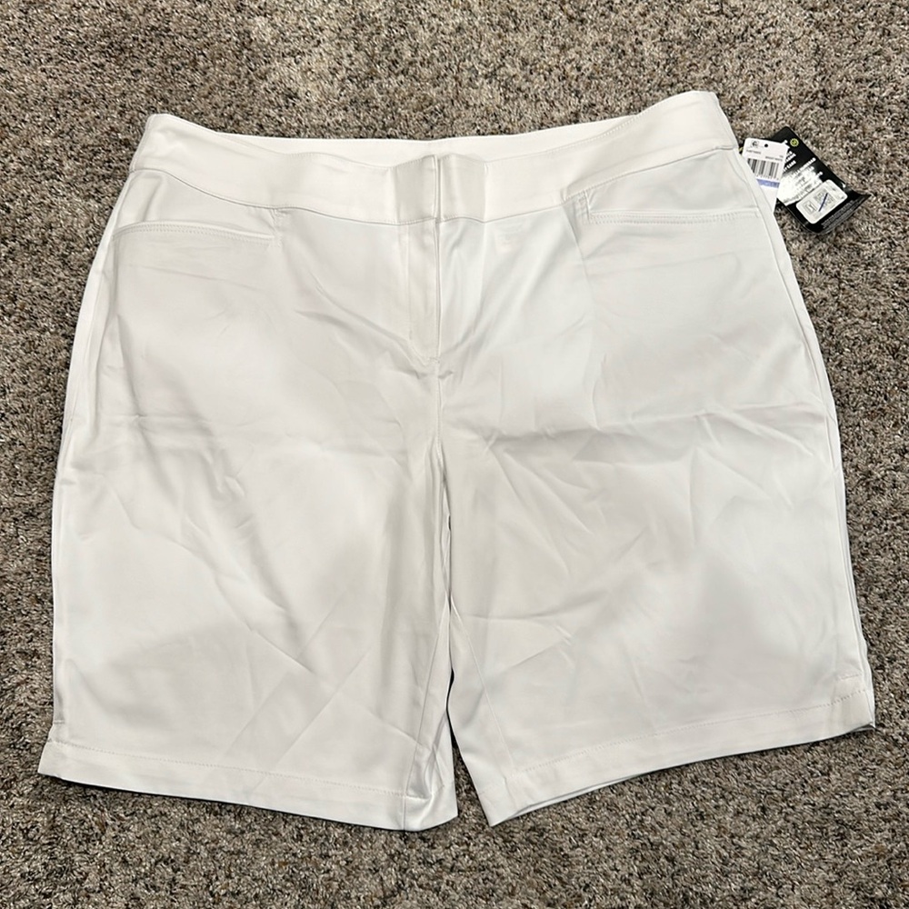PGA Tour White Shorts NWT